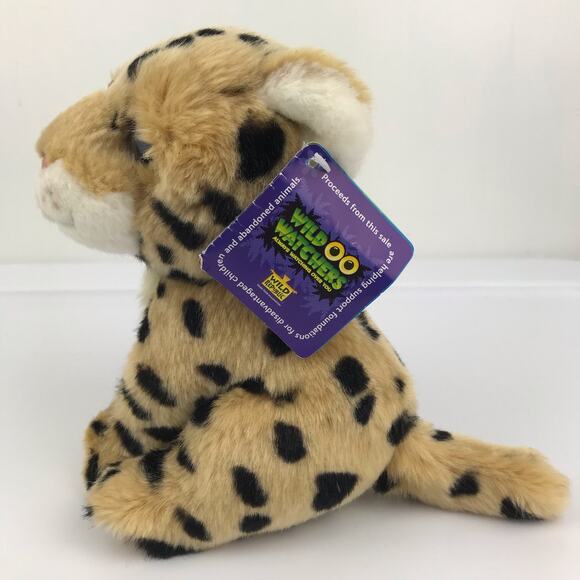 Wild Republic Wild Watchers Cheetah Plush 7" Cat Stuffed Animal 2015 K&M Tags - Picture 4 of 14